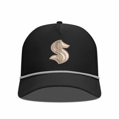 NHL Seattle Kraken Levelwear Gordon Copper Insignia Vented Adjustable Hat