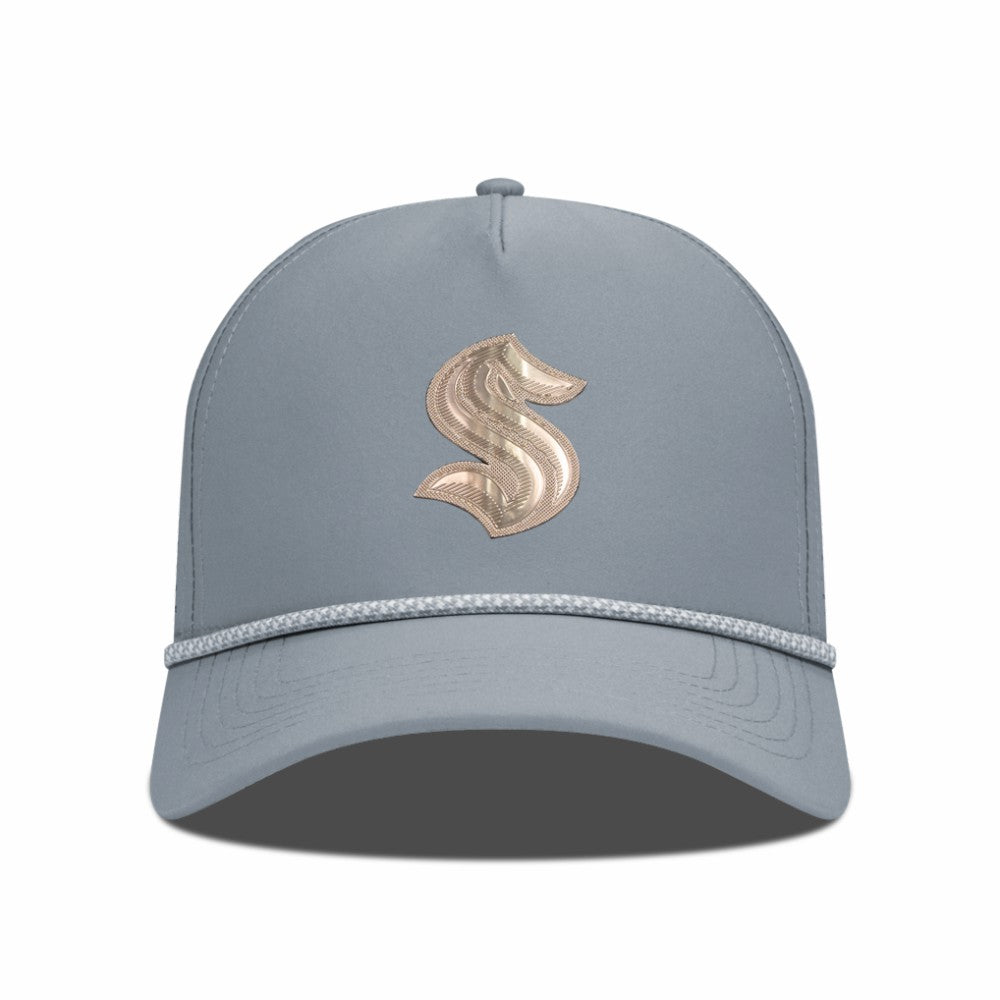 NHL Seattle Kraken Levelwear Gordon Copper Insignia Vented Adjustable Hat