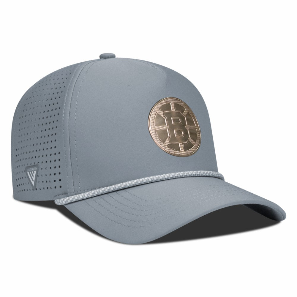 NHL Boston Bruins Levelwear Gordon Copper Insignia Vented Adjustable Hat