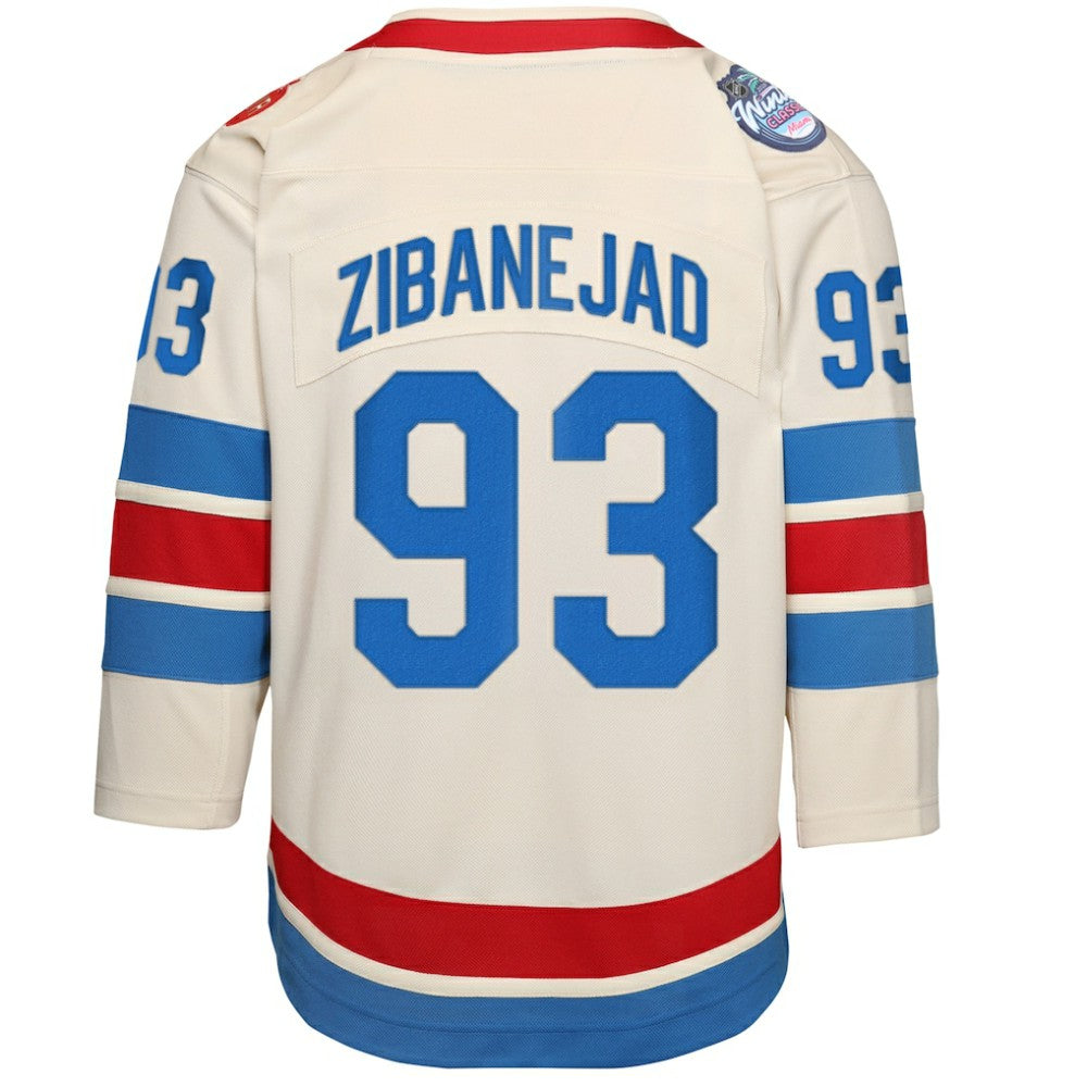 NHL Mika Zibanejad New York Rangers Outerstuff Youth 2026 NHL Winter Classic Premier Jersey