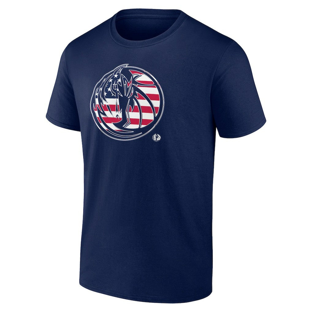 Dallas Mavericks Flag Logo T-Shirt sale
