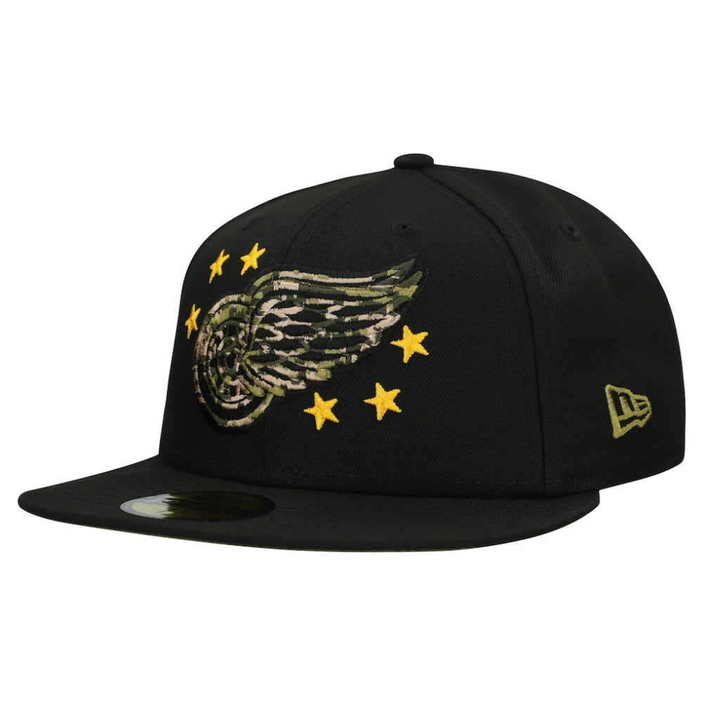 NHL Detroit Red Wings New Era Military Appreciation Digital Camo Stars 59FIFTY Fitted Hat