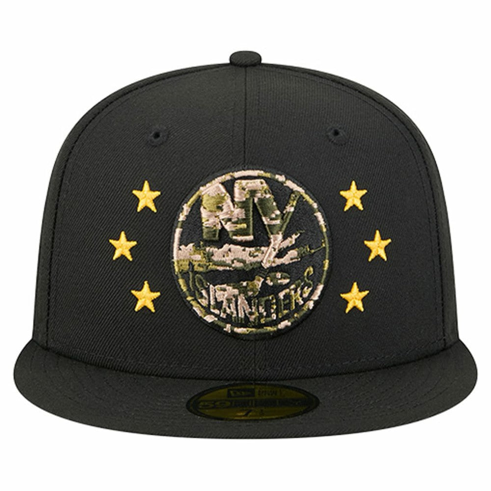 NHL New York Islanders New Era Military Appreciation Digital Camo Stars 59FIFTY Fitted Hat