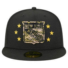 NHL New York Rangers New Era Military Appreciation Digital Camo Stars 59FIFTY Fitted Hat