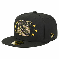 NHL New York Rangers New Era Military Appreciation Digital Camo Stars 59FIFTY Fitted Hat