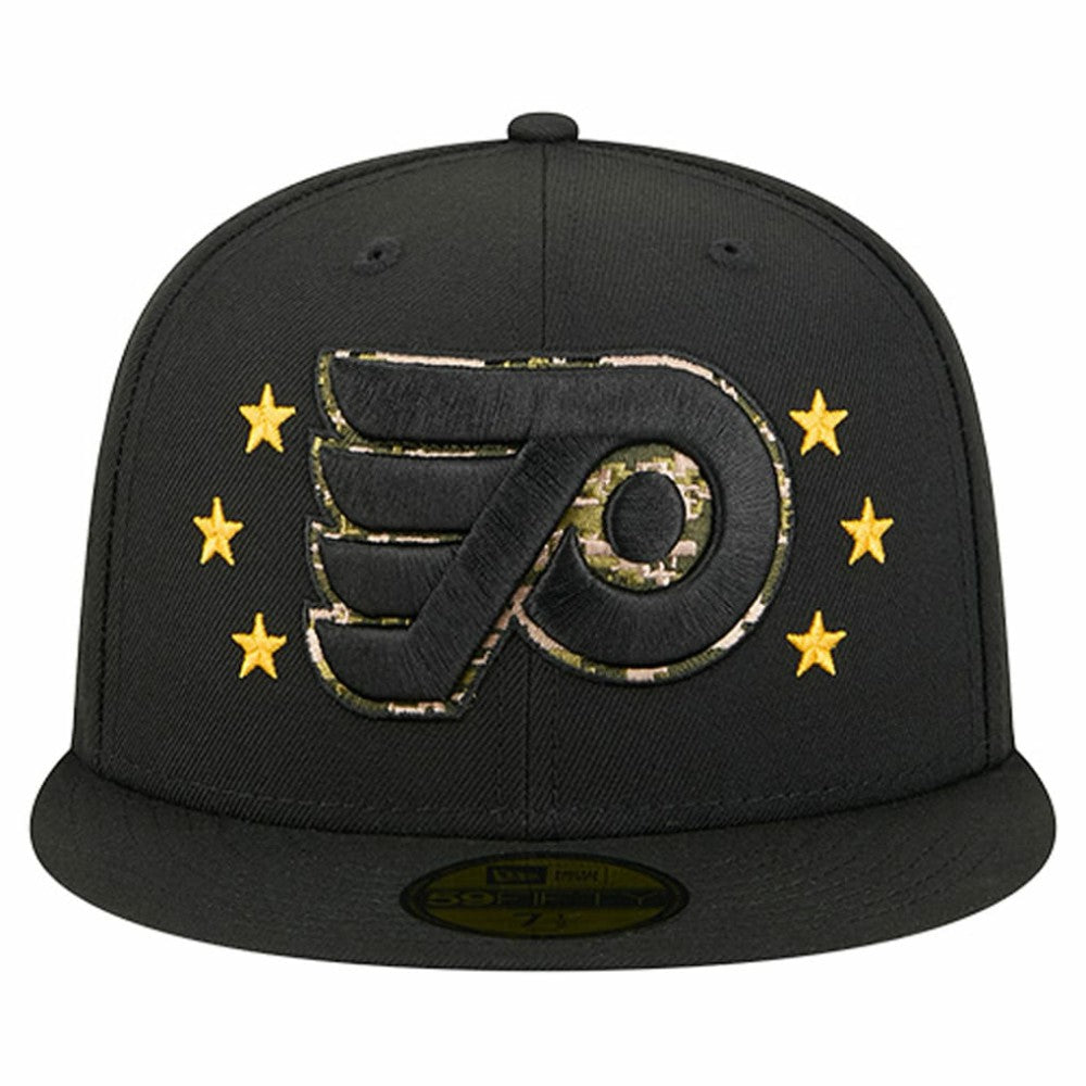 NHL Philadelphia Flyers New Era Military Appreciation Digital Camo Stars 59FIFTY Fitted Hat