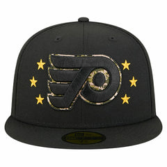 NHL Philadelphia Flyers New Era Military Appreciation Digital Camo Stars 59FIFTY Fitted Hat