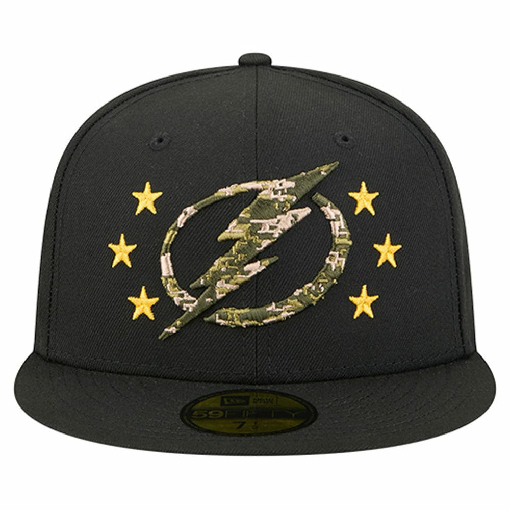 NHL Tampa Bay Lightning New Era Military Appreciation Digital Camo Stars 59FIFTY Fitted Hat