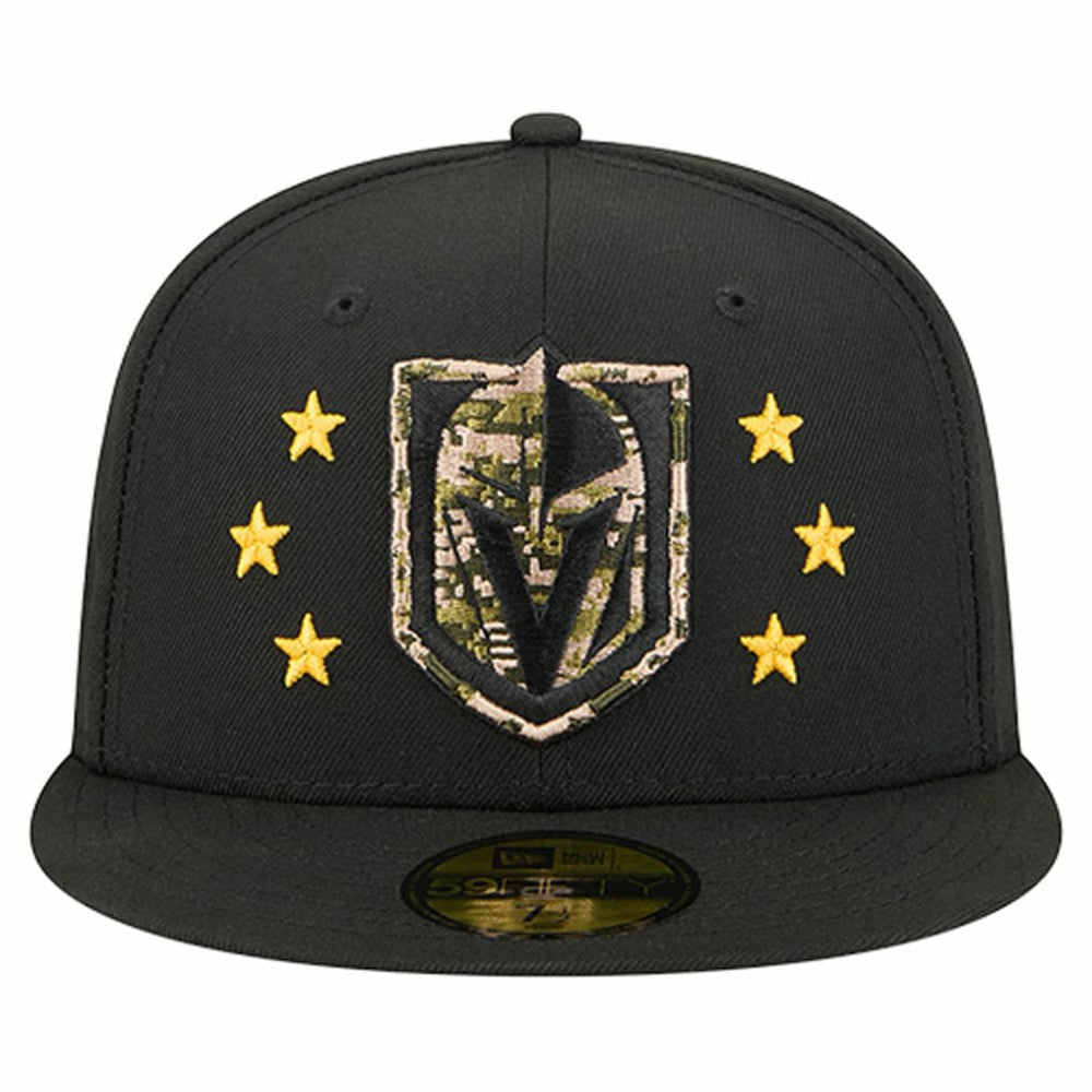 NHL Vegas Golden Knights New Era Military Appreciation Digital Camo Stars 59FIFTY Fitted Hat