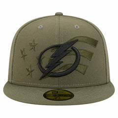 NHL Tampa Bay Lightning New Era Military Appreciation Flag 59FIFTY Fitted Hat