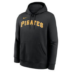 Black Paul Skenes Pittsburgh Pirates Nike Player Name & Number Club Fleece Pullover Hoodie