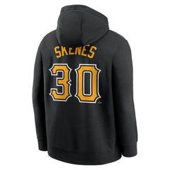 Black Paul Skenes Pittsburgh Pirates Nike Player Name & Number Club Fleece Pullover Hoodie