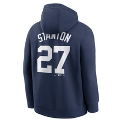 Navy Giancarlo Stanton New York Yankees Nike Player Name & Number Club Fleece Pullover Hoodie