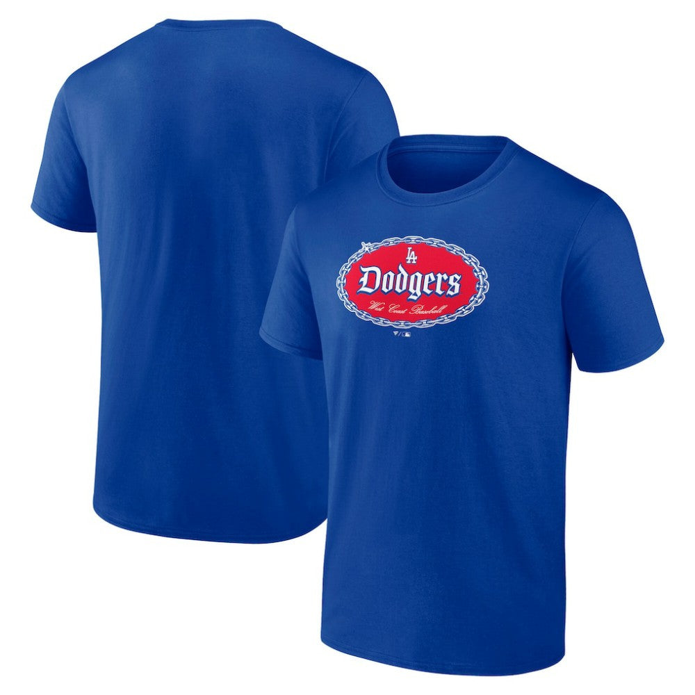 Royal Los Angeles Dodgers Chain T-Shirt