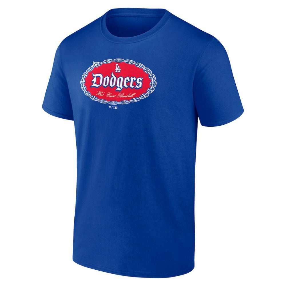Royal Los Angeles Dodgers Chain T-Shirt