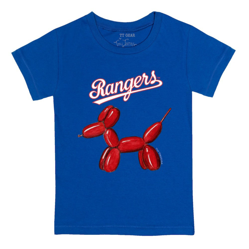 Royal Texas Rangers Tiny Turnip Youth Balloon Dog T-Shirt