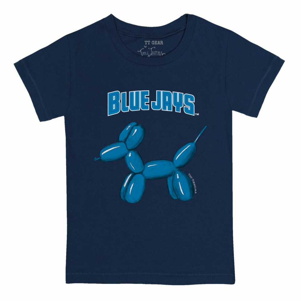 Navy Toronto Blue Jays Tiny Turnip Youth Balloon Dog T-Shirt