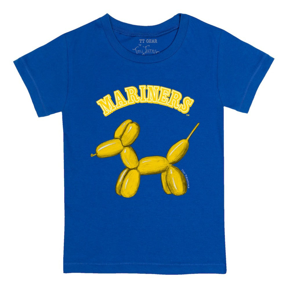 Royal Seattle Mariners Tiny Turnip Youth Balloon Dog T-Shirt