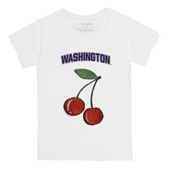 White Washington Nationals Tiny Turnip  Youth Cherries T-Shirt