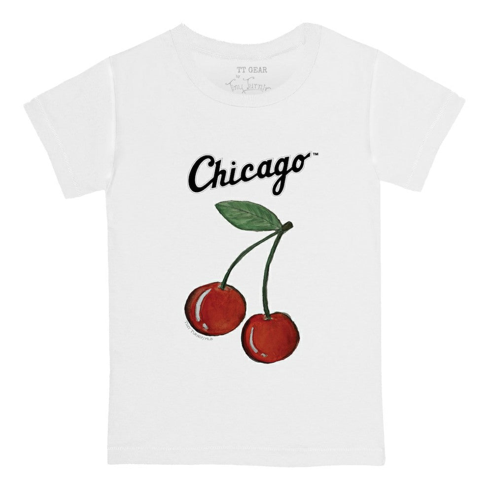 White Chicago White Sox Tiny Turnip  Youth Cherries T-Shirt