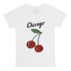 White Chicago White Sox Tiny Turnip  Youth Cherries T-Shirt