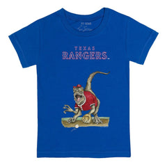 Royal Texas Rangers Tiny Turnip Youth Velociraptor T-Shirt