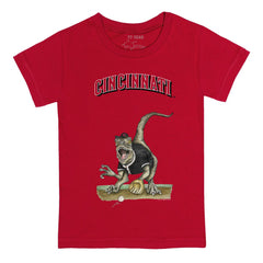 Red Cincinnati Reds Tiny Turnip Youth Velociraptor T-Shirt