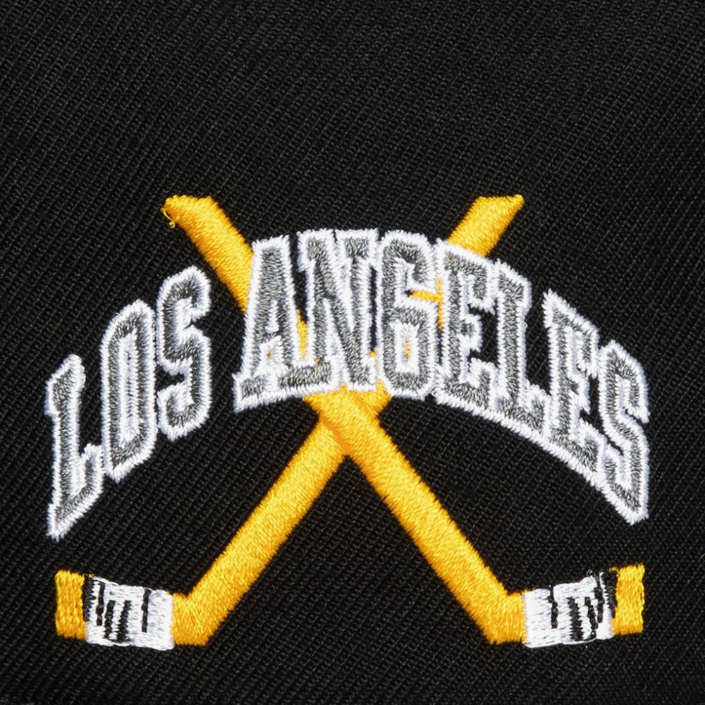 NHL Los Angeles Kings Mitchell & Ness x Just Don Wave Script Pro Strapback Hat