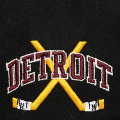 NHL Detroit Red Wings Mitchell & Ness x Just Don Wave Script Pro Strapback Hat