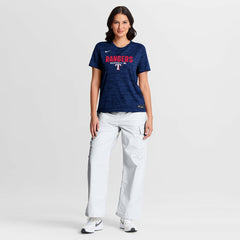 Royal Texas Rangers Nike Women's Authentic Collection Velocity Dri-FIT T-Shirt