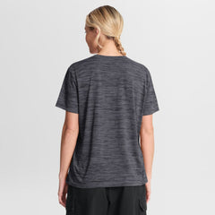 Black Miami Marlins Nike Women's Authentic Collection Velocity Dri-FIT T-Shirt