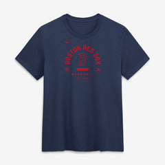 Navy Boston Red Sox Nike Women's Authentic Collection Early Work Tri-Blend Dri-FIT T-Shirt