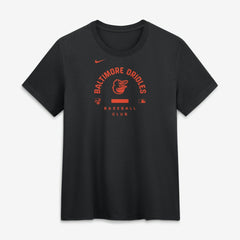 Black Baltimore Orioles Nike Women's Authentic Collection Early Work Tri-Blend Dri-FIT T-Shirt