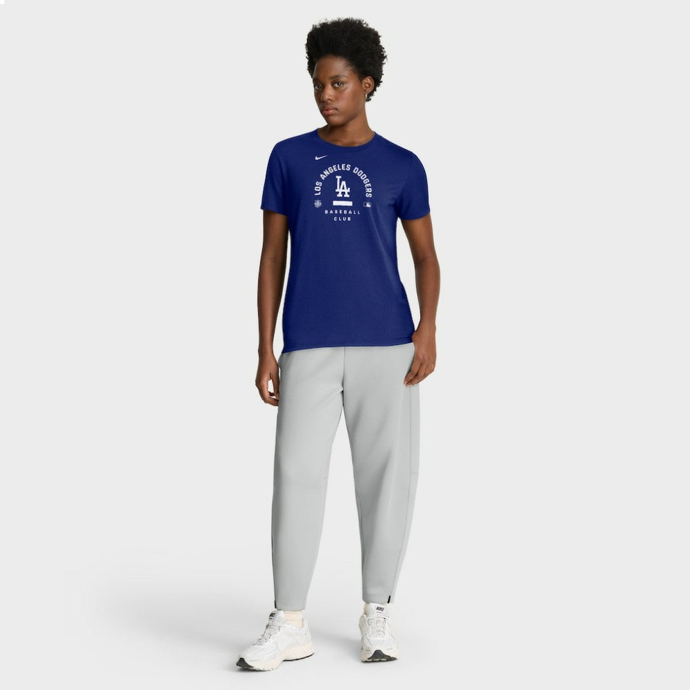 Royal Los Angeles Dodgers Nike Women's Authentic Collection Early Work Tri-Blend Dri-FIT T-Shirt