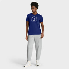 Royal Los Angeles Dodgers Nike Women's Authentic Collection Early Work Tri-Blend Dri-FIT T-Shirt