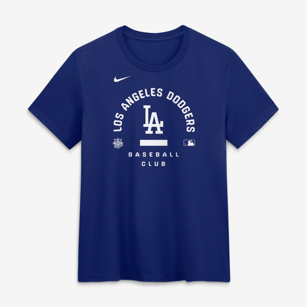 Royal Los Angeles Dodgers Nike Women's Authentic Collection Early Work Tri-Blend Dri-FIT T-Shirt