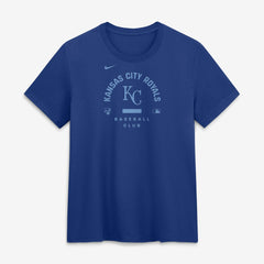 Royal Kansas City Royals Nike Women's Authentic Collection Early Work Tri-Blend Dri-FIT T-Shirt