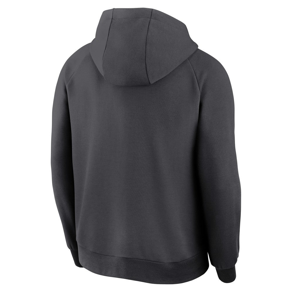 Anthracite Kansas City Royals Nike Authentic Collection Player Raglan Dri-FIT Full-Zip Hoodie