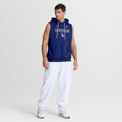 Royal Los Angeles Dodgers Nike Authentic Collection Standard Issue Dri-FIT Sleeveless Hoodie