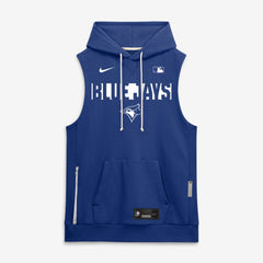 Royal Toronto Blue Jays Nike Authentic Collection Standard Issue Dri-FIT Sleeveless Hoodie