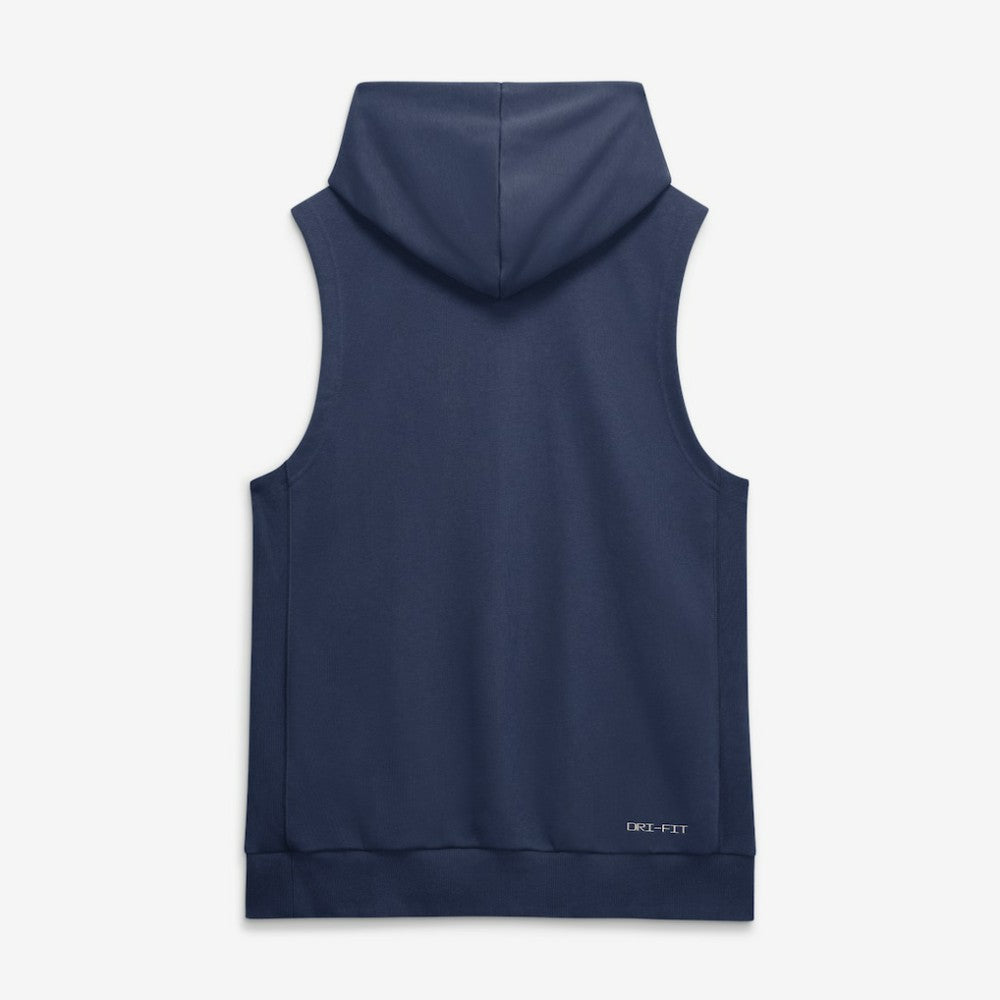 Navy Seattle Mariners Nike Authentic Collection Standard Issue Dri-FIT Sleeveless Hoodie
