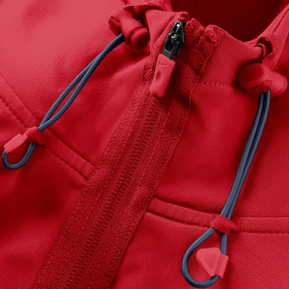 Red Los Angeles Angels Nike Authentic Collection Raglan Therma-FIT Full-Zip Hooded Jacket