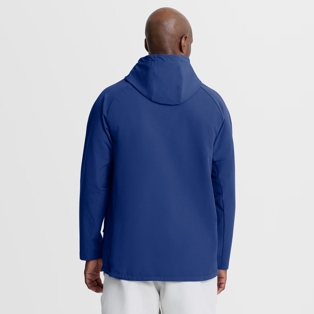 Royal Kansas City Royals Nike Authentic Collection Raglan Therma-FIT Full-Zip Hooded Jacket