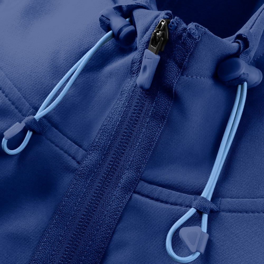 Royal Kansas City Royals Nike Authentic Collection Raglan Therma-FIT Full-Zip Hooded Jacket