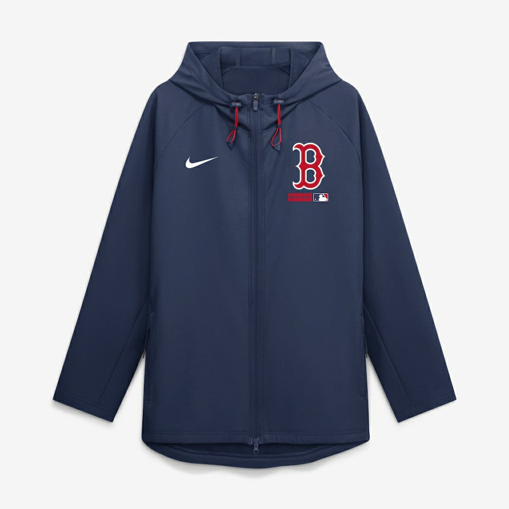 Navy Boston Red Sox Nike Authentic Collection Raglan Therma-FIT Full-Zip Hooded Jacket