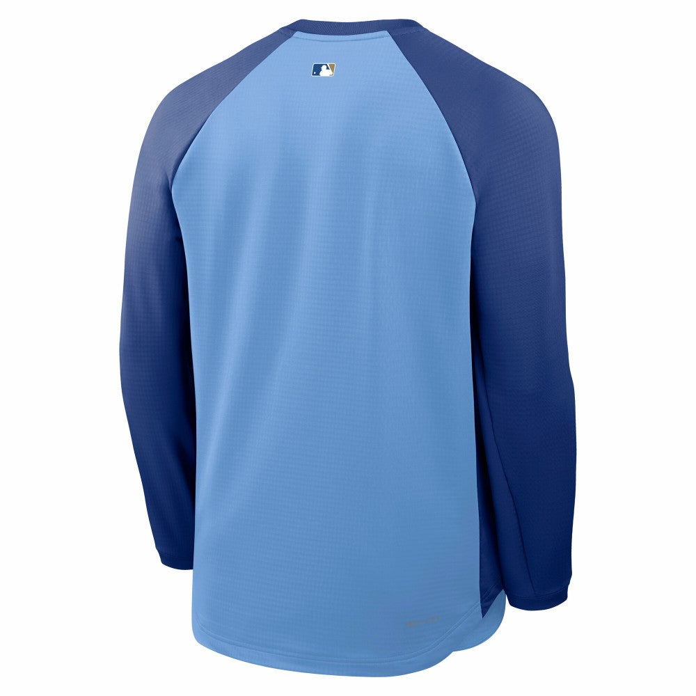 Light Blue Kansas City Royals Nike Authentic Collection Raglan Dri-FIT Sweatshirt