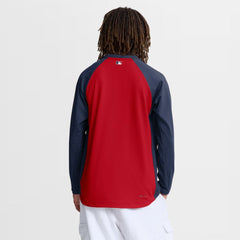 Red Boston Red Sox Nike Authentic Collection Raglan Dri-FIT Sweatshirt