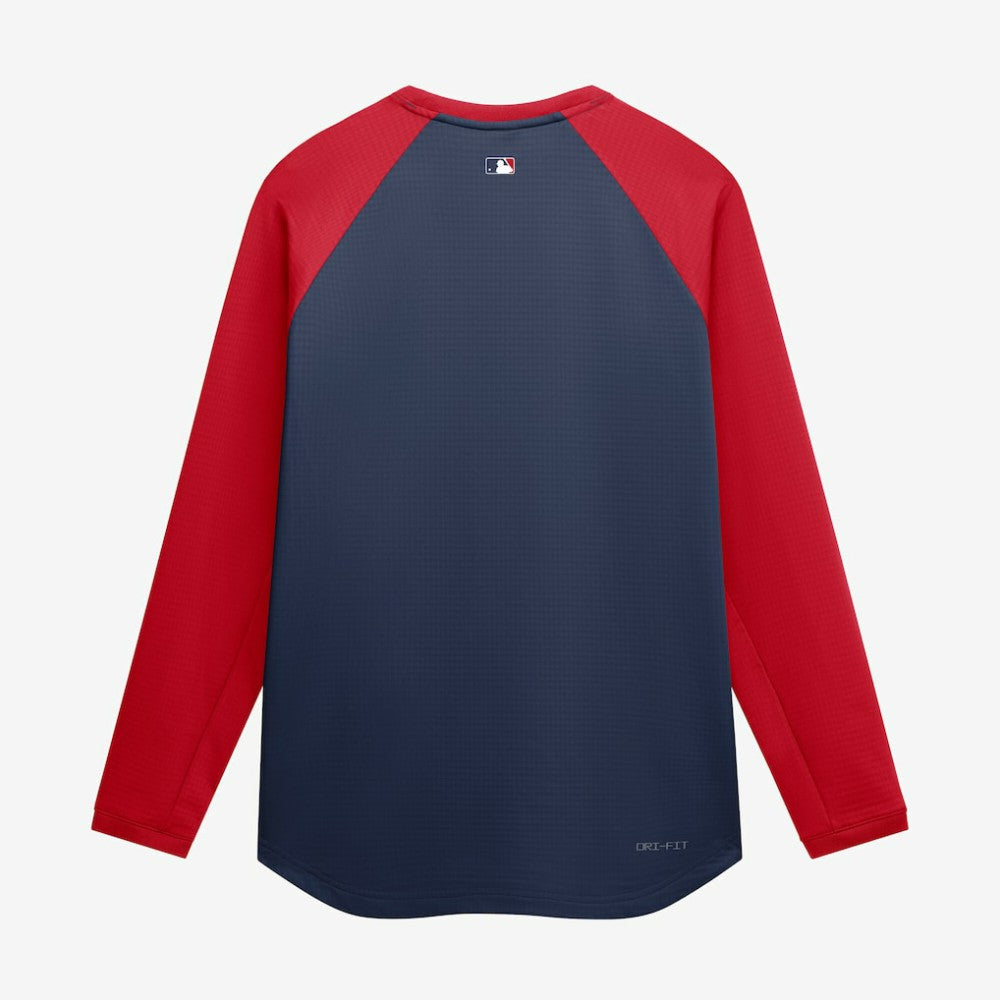 Navy St. Louis Cardinals Nike Authentic Collection Raglan Dri-FIT Sweatshirt