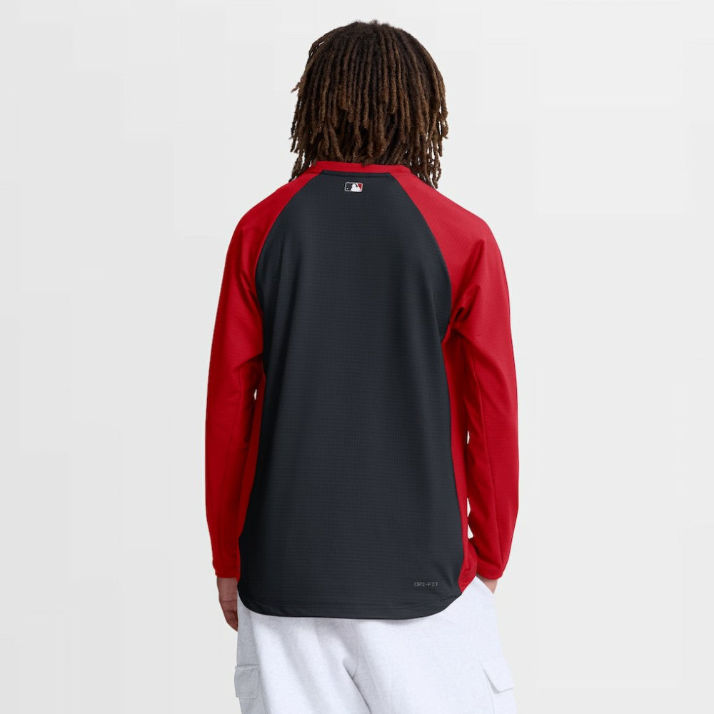 Navy Washington Nationals Nike Authentic Collection Raglan Dri-FIT Sweatshirt