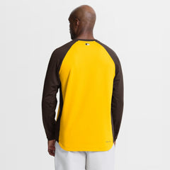 Gold San Diego Padres Nike Authentic Collection Raglan Dri-FIT Sweatshirt
